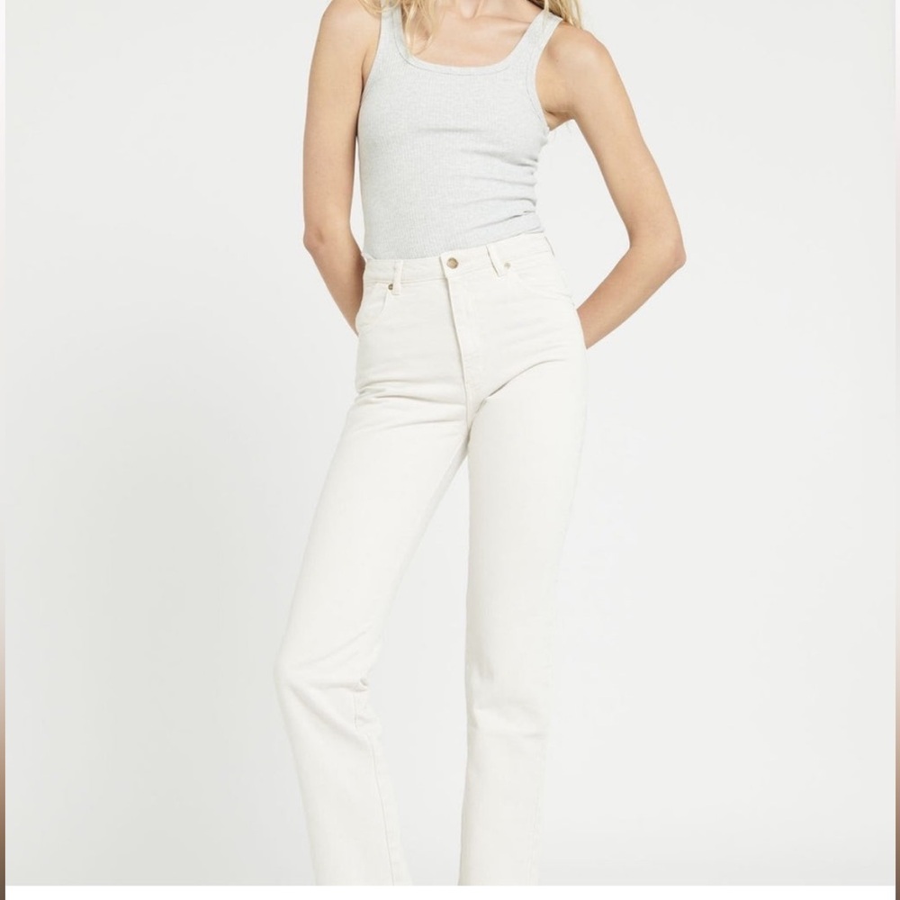 ROLLA'S Women High Rise Jeans in Cream